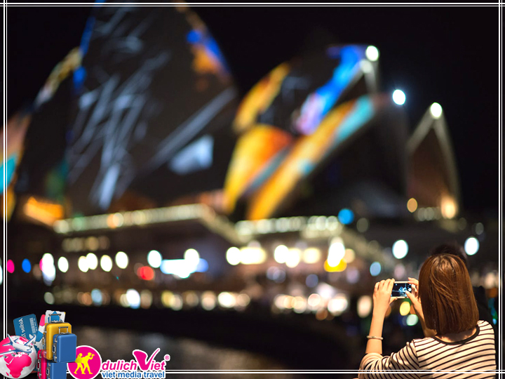 Du lịch Úc - Sydney - Blue Mountain - Lễ hội ánh sáng Vivid Sydney từ Sài Gòn